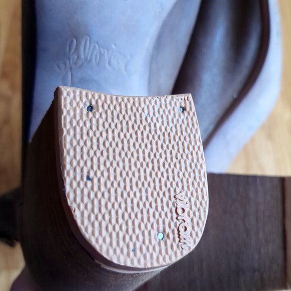 [SOLD] Felmini Soft Pebbled Leather Lace Up Peep Toe Portugal Block Heel Bootie - Picture 16 of 16